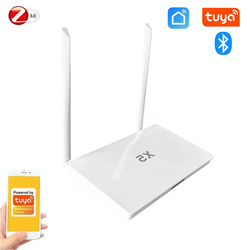 Tuya Zigbee X5 Project Gateway With Enhanced Strong Signal Wired Multi-Founction Zigbee 3.0 Bluetooth Hub For Villa Smart Home