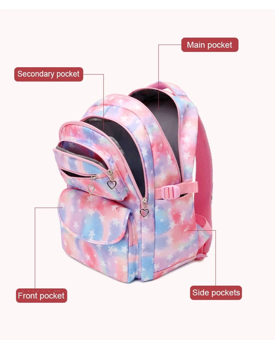 Sac à Dos d\'École Primaire pour Enfant et Adolescente, Ensemble Orth4WD