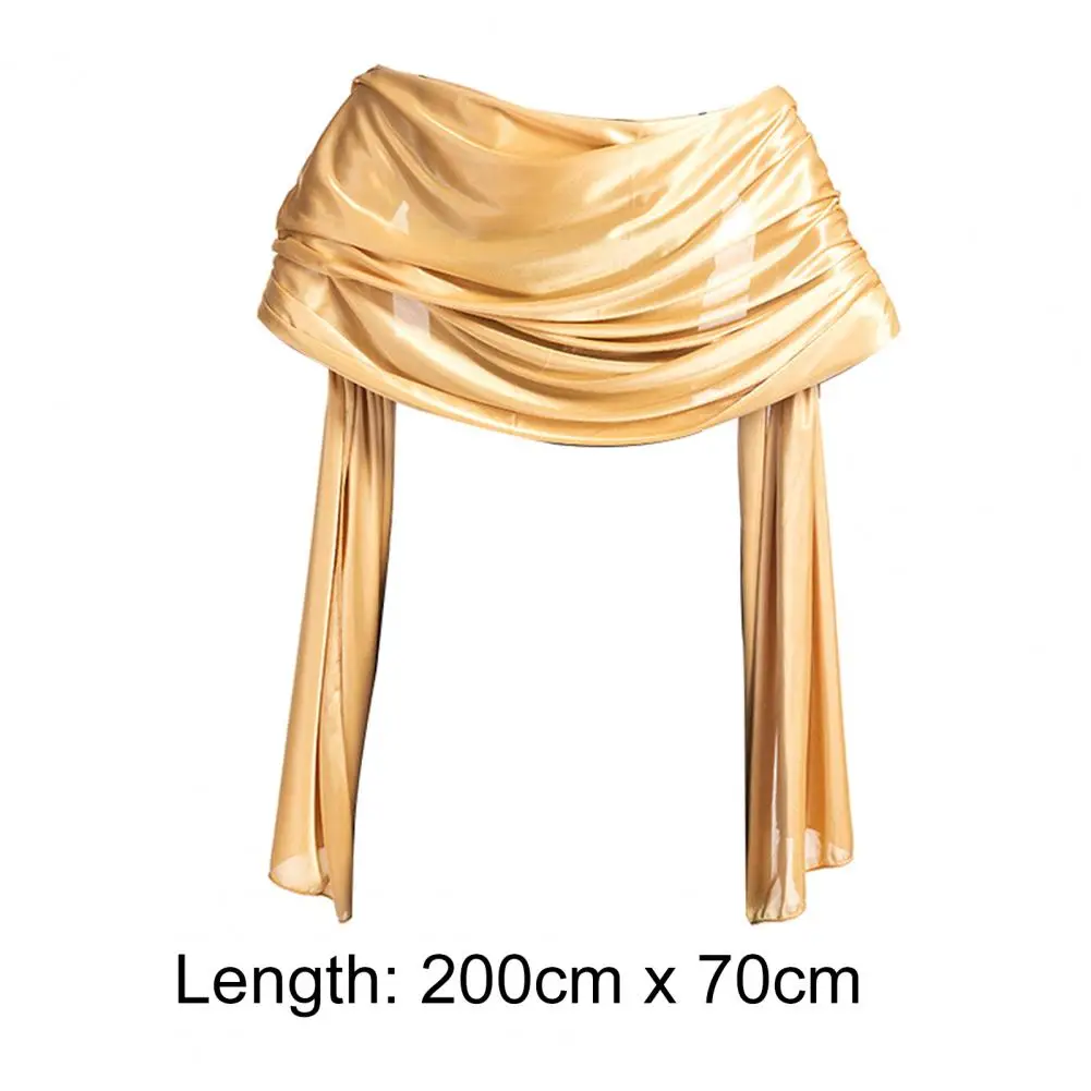 Women Shawl Silky Accessories Elegant Evening Party Dress Shawl Wedding Accessories Scarf for Bridal Bridesmaid