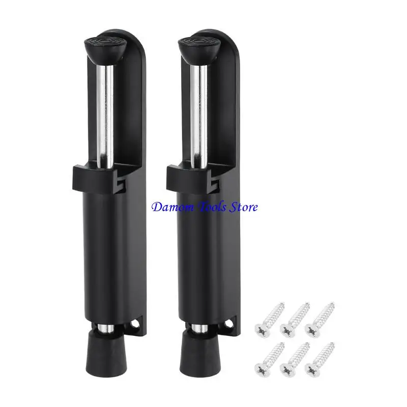 57BE 2pcs Sturdy Door Kickstands With Telescopic Spring For Stability Daily Use