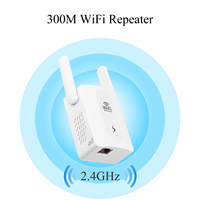 300M Wireless Repeater WIFi Signal Amplifier 2.4G Extension Signal Booster For US/EU Home and Small Office