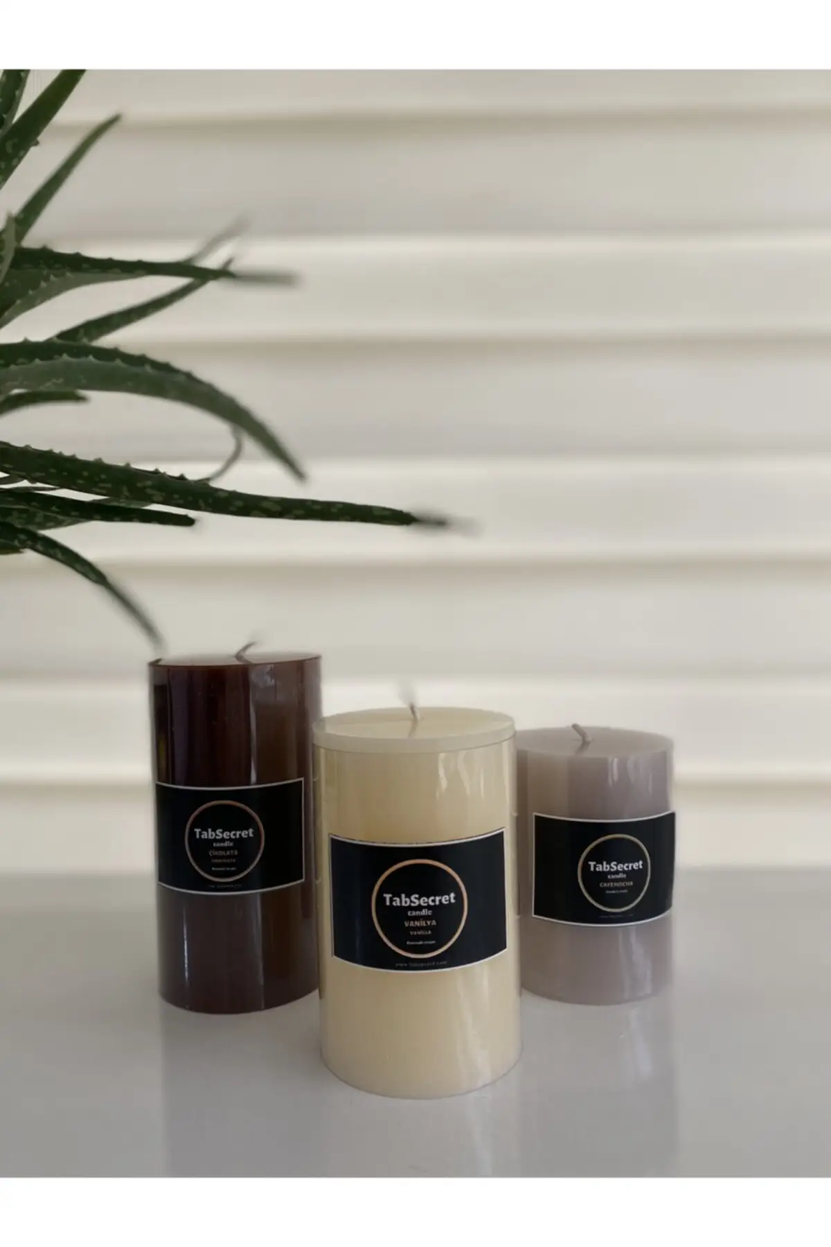 Flavored pcs set Candle Set Chocolate-vanilla-cafemocha