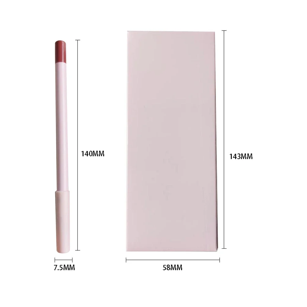 Private Label 6pcs Lipliner Kit Custom Logo Pigment Long Lasting Non Fading Velvet Matte Durable Waterproof Makeup Wholesale