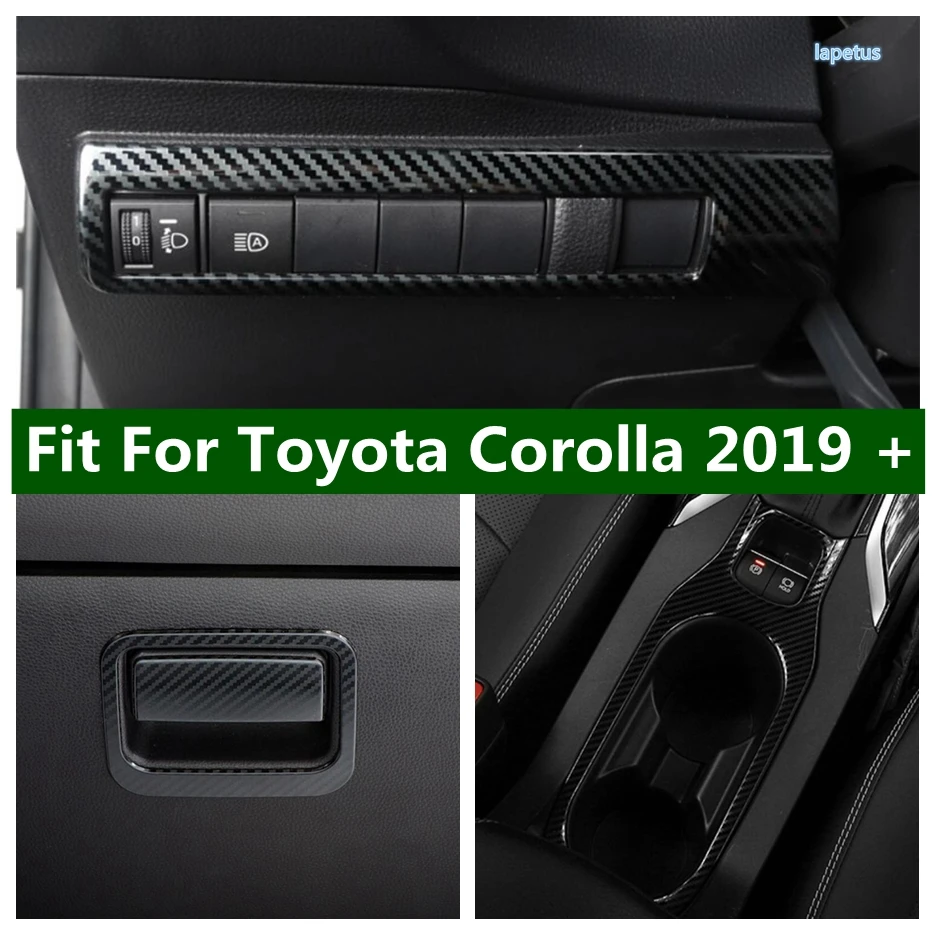 

Glove Box Air Conditioner Vent AC Outlet Water Cup Holder Decor Frame Cover Trim For Toyota Corolla 2019 - 2024 Car Accessories