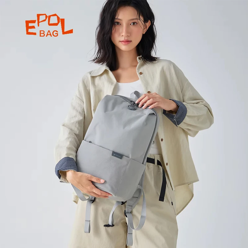 

EPOL женский рюкзак 2025 повседневный модный нейлоновый спортивный рюкзак легкие водонепроницаемые школьные сумки подростковые молодежные сумки 3063-06