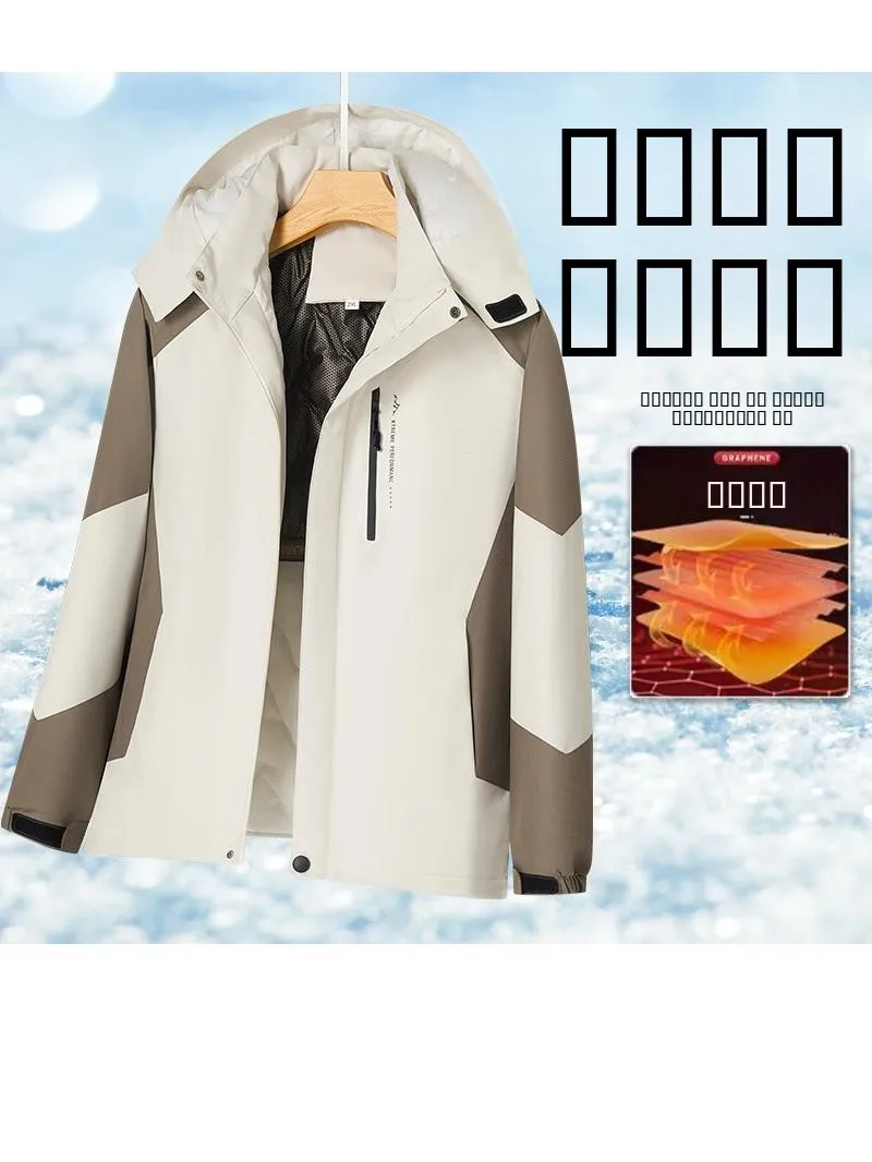 

Мужская хлопковая куртка aphene Thiened, теплая повседневная спортивная свободная верхняя одежда, зимнее пальто-стойка, наполнитель из полиэфирного волокна