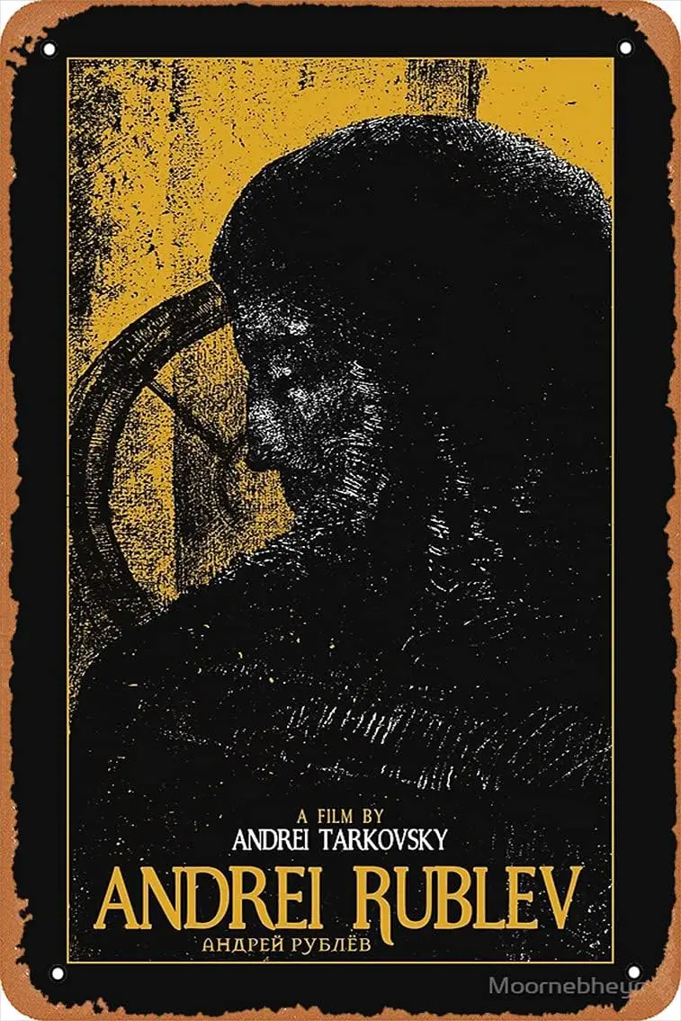 NIUMOWANG Metal Sign - Tarkovsky - Andrei Rublev Tin Poster 12 X 8 Inches