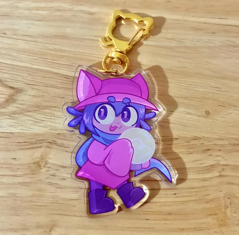 Niko Game Character Acrylic Keychain 2 Inches Double Sided Bag Charm