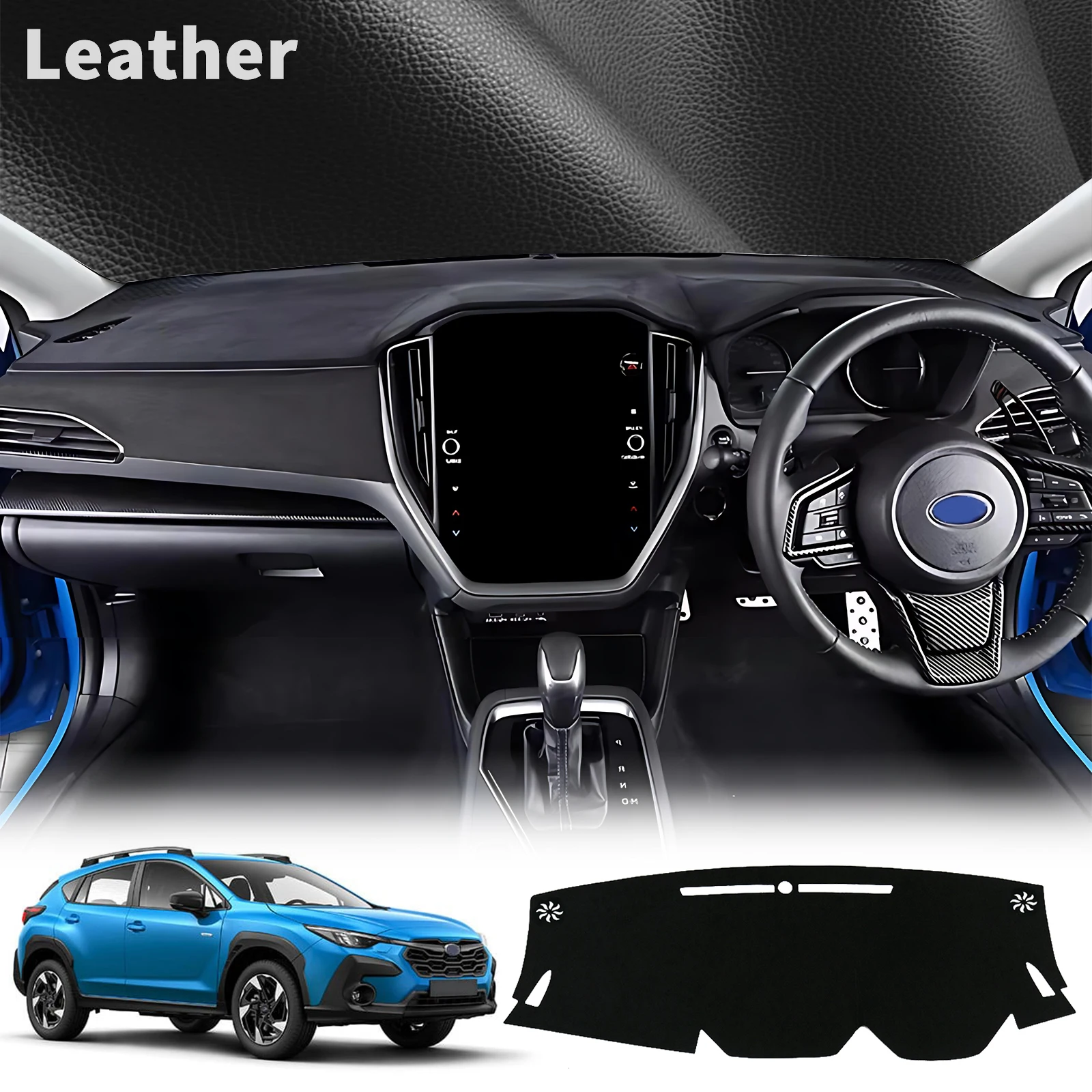 

Car Dashboard Cover Pad for Subaru Crosstrek 2024-2026 Dashmat Dash Mat Accessories Anti-Slip Sunshade Protective Carpet