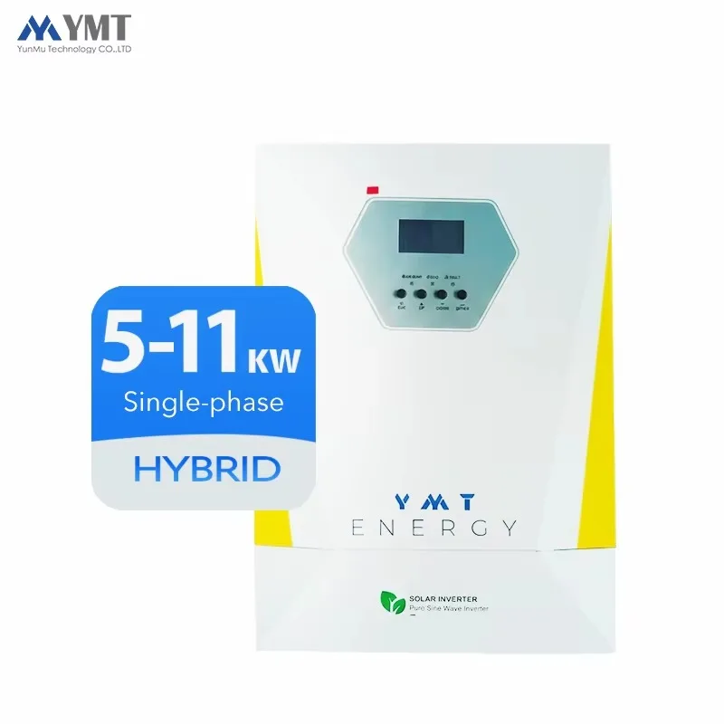 48VDC 6.2KW 9KW 12KW 12000W MPPT Hybrid Solar Inverter New Product For On-Off Grid Solar System Single Phase Output