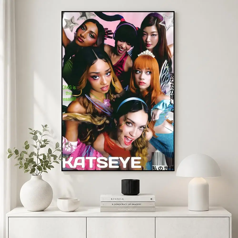 Idol KATSEYE Poster Hochwertige Wandkunst-Poster, geeignet für Heimbüros, Schlafzimmer und Wohnzimmer. – Detail 11