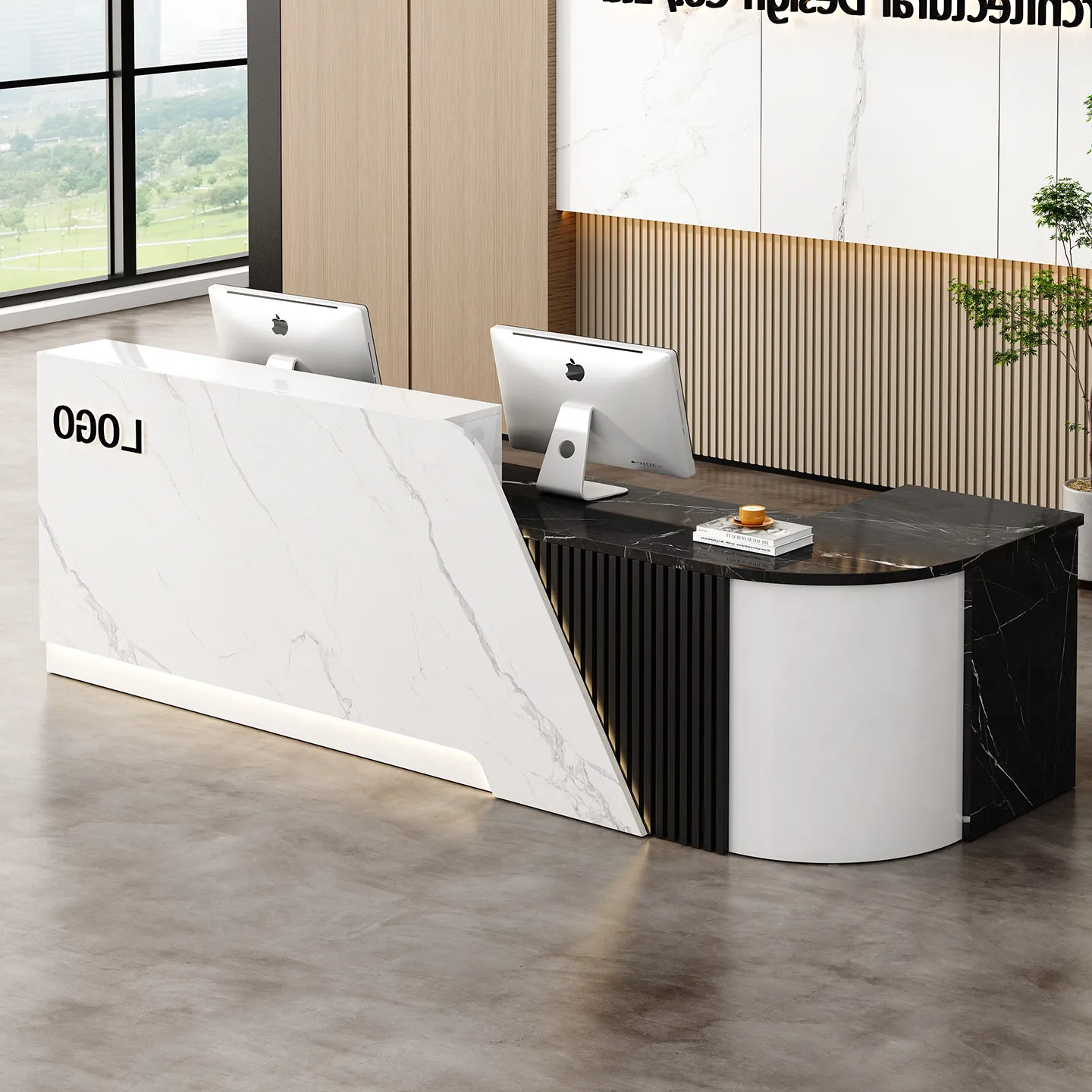 Clothing Store Decor Reception Desk Beauty Salon Coffee Reception Desk Pharmacy Hairdressing Comptoir Caisse Corner Furniture
