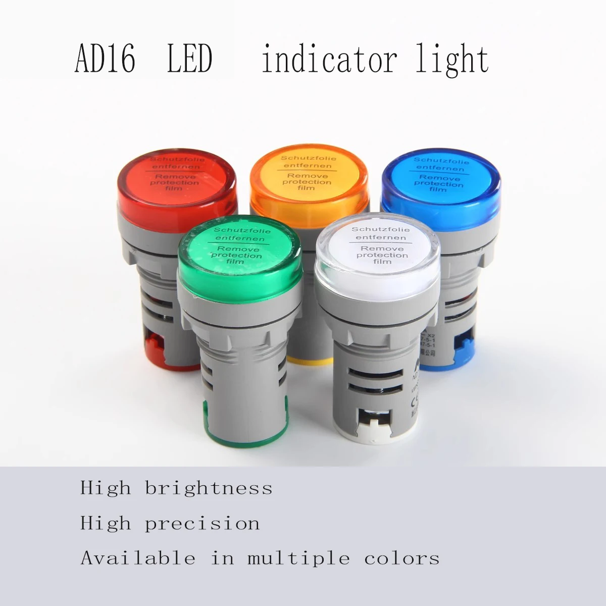 1Pcs LED power indicator AD16-22DS signal lamp 22DS distribution box 22mm universal 220V 24V AD16-22D/S