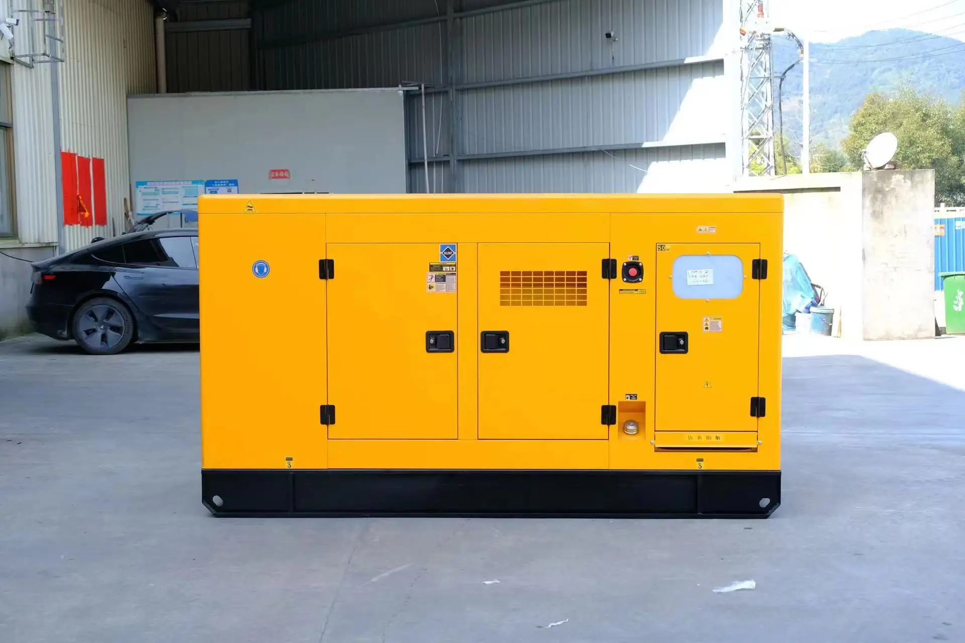 Industrial 40KW Diesel Generator Set Three Phase Four Wire Commercial Brushless Silent High Power Generator Set