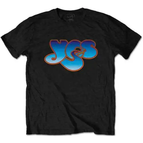 

Yes Classic Blue Logo Official Tee T-Shirt Mens Unisex