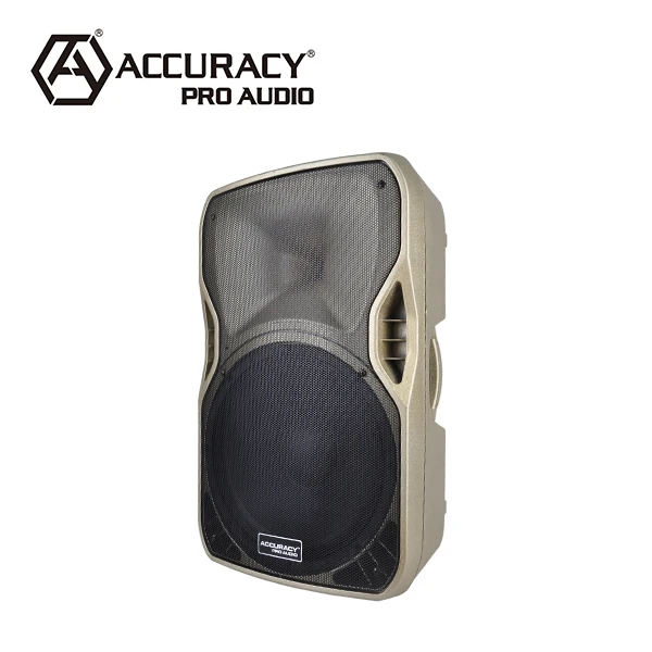 Accuracy Pro Audio PMM15AMXQ-4-BT 15 Inch Powered Speaker Two Way Ampilfied Portable Amplifier Active Speaker dj