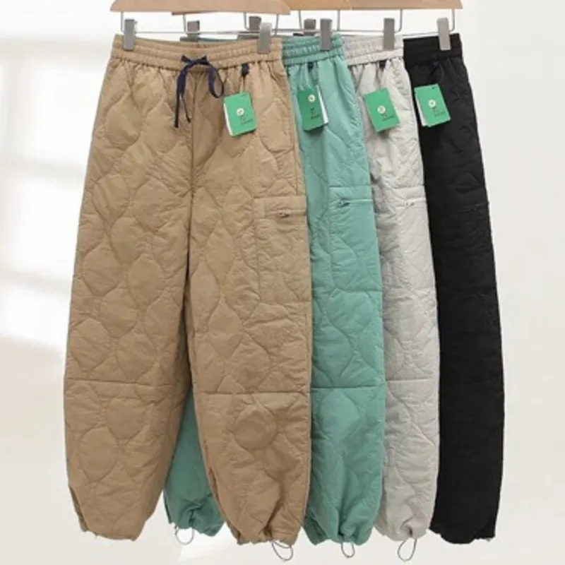الخريف والشتاء الرجال في الهواء الطلق الهيب هوب نمط الرياضة كليب القطن المضادة للرذاذ الدافئة قابل للتعديل السراويل القطنية فضفاضة ومتعددة الاستخدامات #6
