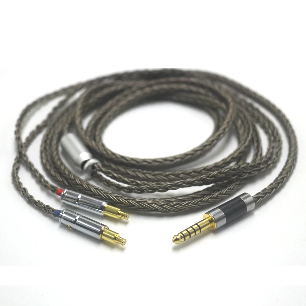 Haldane Gun-Color 16core for Technica ATH-WP900 MSR7B AP2000 ES770H SR9 ADX5000 XLR/2.5/4.4mm Balance Headphone Upgrade Cable