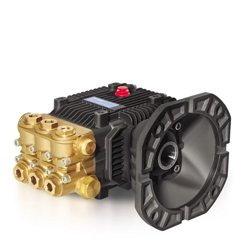 High Pressure Washer Pump BM-F8 Brass Triplex Plunger Pump 180-250Bar 15LPM Ceramic Piston Pump for Industrial Washing Machine
