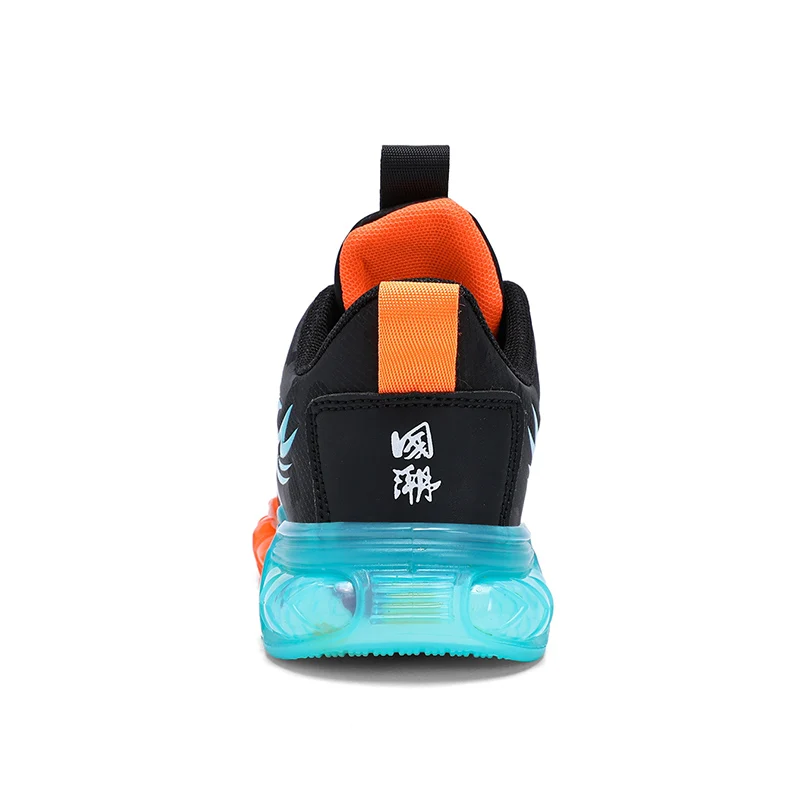 Neue rutschfeste Kinder-Sneaker aus Leder für Jungen, zum Laufen, Gehen, leichte Freizeitschuhe mit modischem Drachenmuster, Größe 28–39 – Detail 10