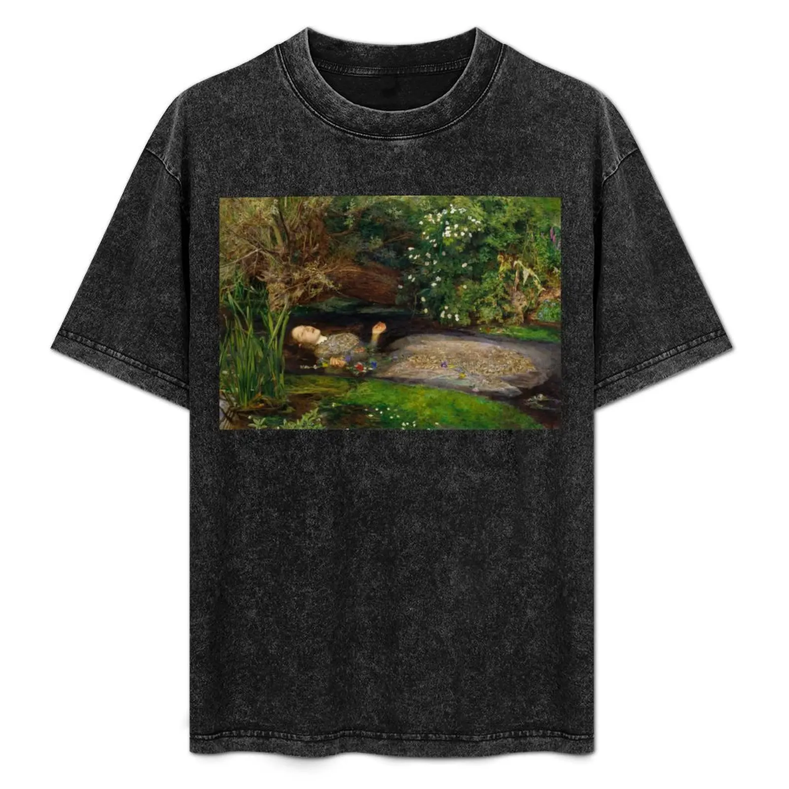 

John Everett Millais - Ophelia T-Shirt graphic t shirt vintage man t shirt t shirts men