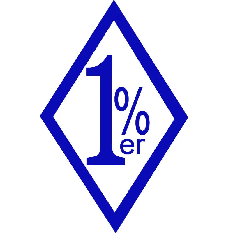 Creative 1%ER Car Stickers Front And Rear Windshield Truck Body Sunscreen Vinyl Decals Motorcycle Decor Accessories