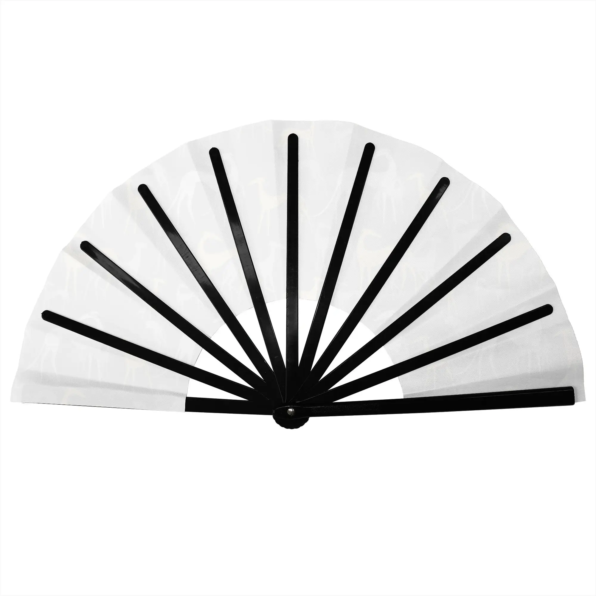 Sighthounds Folding Fan Oriental Art Greyhound Whippet Hound Dog High-Quality Polyester Fans Gift  Exquisite Decorative Hand Fan