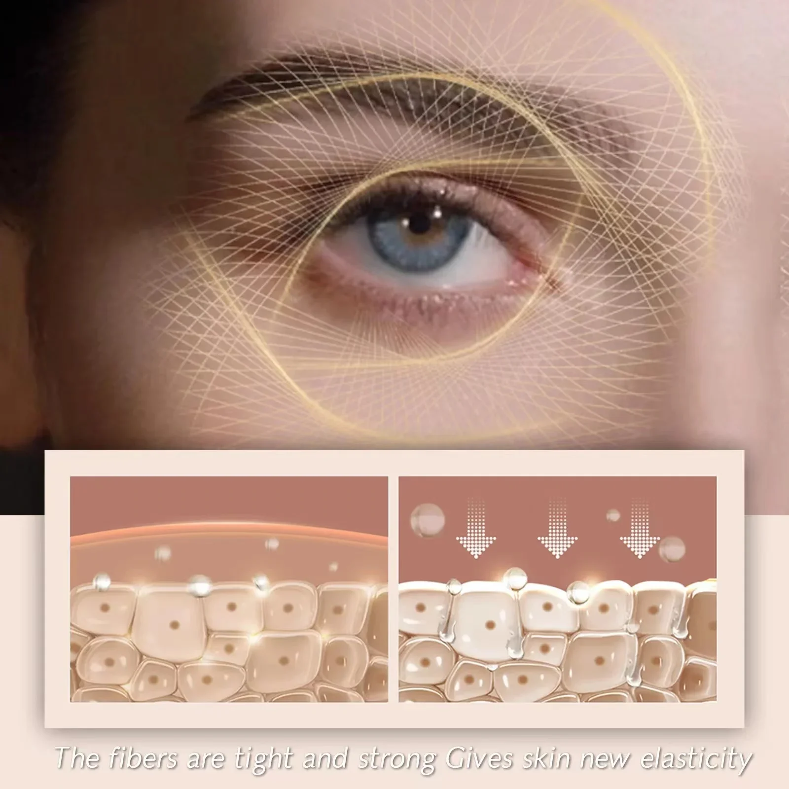 West Month-Gel raffermissant pour les yeux, instrument de vie, contour des yeux, ridules, motif queue de poisson, cernes, reconstitution de l'humidité, crème pour la peau