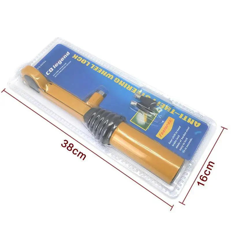 Car Gear Shift Lock Adjustable Anti Theft Security Lock Steel Material Vehicle Protection Accessory For Auto Parking Safety Use