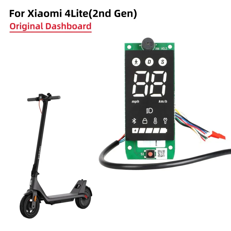 

Original Dashboard Circuit Board For Xiaomi 4Lite (2nd Gen) Electric Scooter UPgraded BT Circuit Board Display Assembly Parts