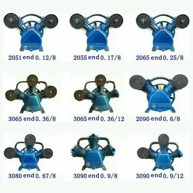 4Kw 5.5hp 8bar 115PSI Industrial Aluminum Metal Screw Compressor Accessories 600L/min 21.18CFM 840RPM Air Compressor Head