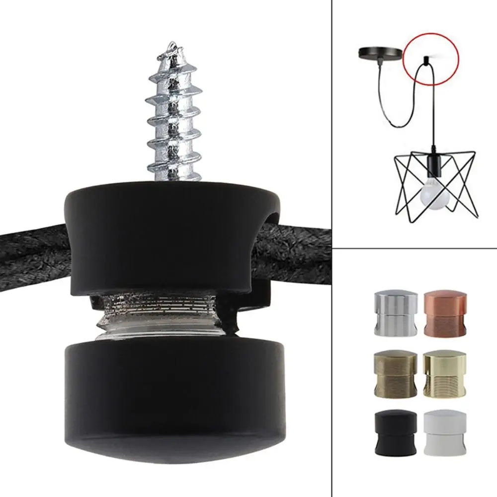 Aluminium Pendant Light Cable Hook Cable Organizer Lighting Fixture Power Cord Retainer DIY Chandelier Wire Buckle