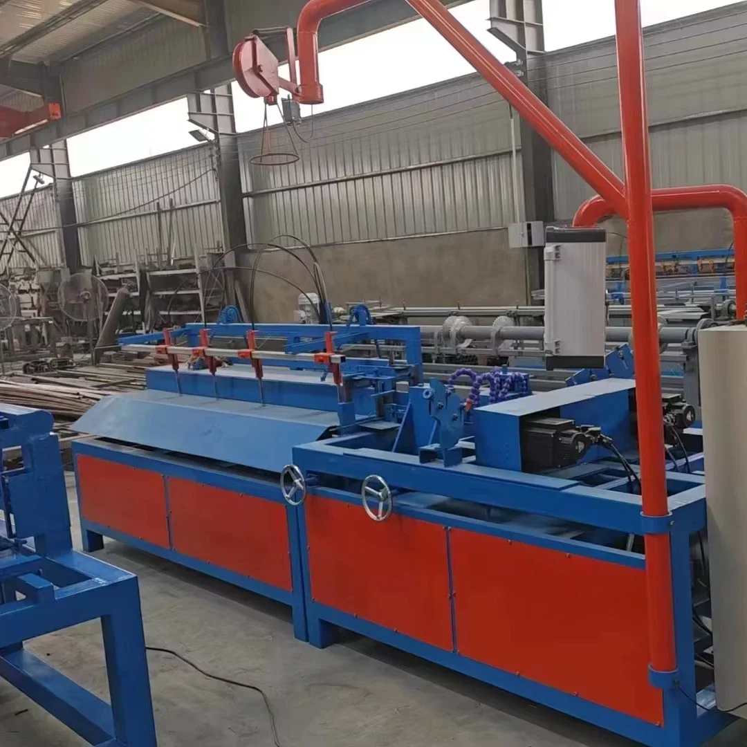 YG Customized Edge Chain Link Fence Machine Full Automatic In China Weaving Machinery Easy To Operated 3m Easy Installation