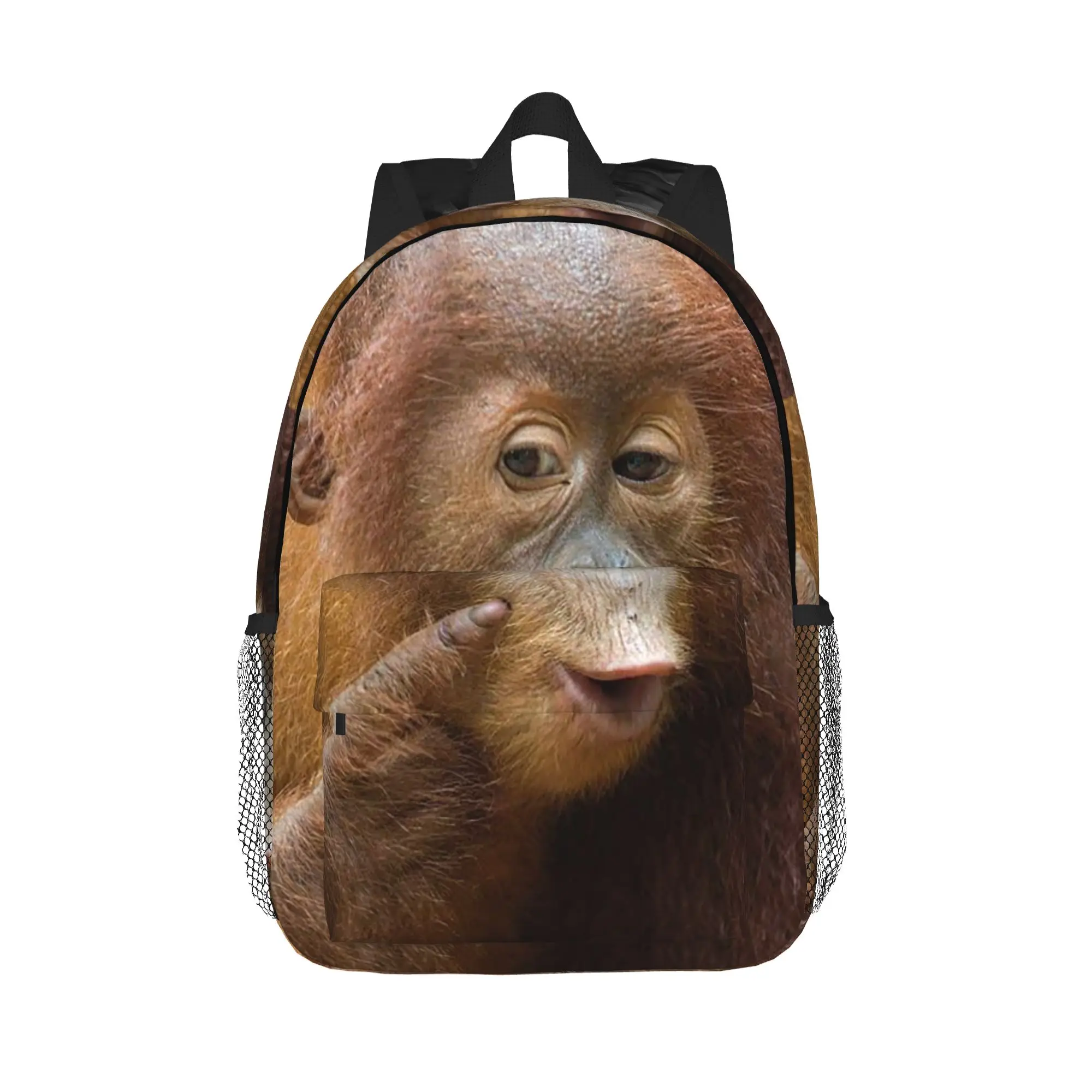 Gorilla Face Print  Backpack Hot Sale Daypack Large Capacity Boys Girls BookBag Shoulder Bags for Men Women School Bag