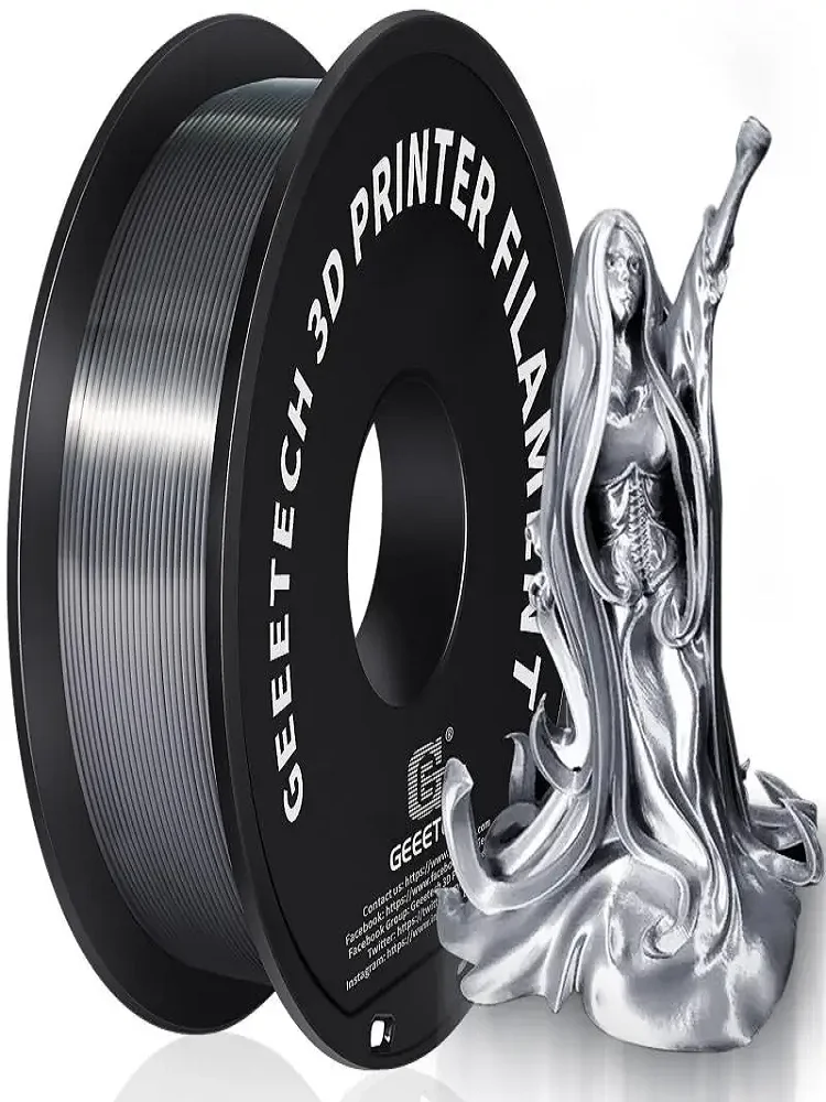 GEEETECH Silk PLA 3d Filament Wire 1kg 1.75mm Spool Wire 3D Druck Printer Materiał Wkłady do druku 3D, Szybka dostawa Vacuum Packag — zdjęcie produktu 7