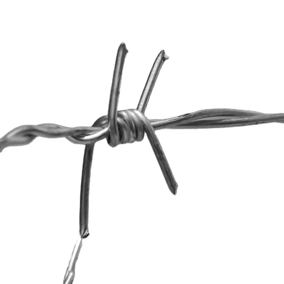 200M Hot-Dip Galvanized Steel Barbed Wire Isolation Barbed Wire Anti-Theft Anti-Climbing Garden Farms Fence Protective Wire Net