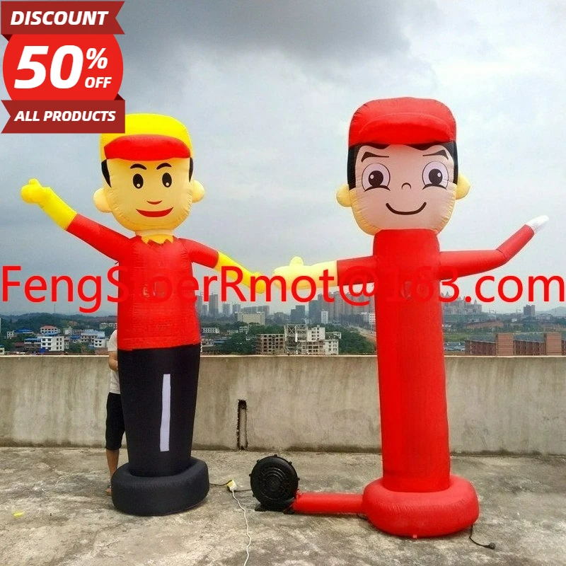 Inflatable Opening Swing Dancer Advertising Doll Dance Star Year of the Ox Cartoon Mascot Arch