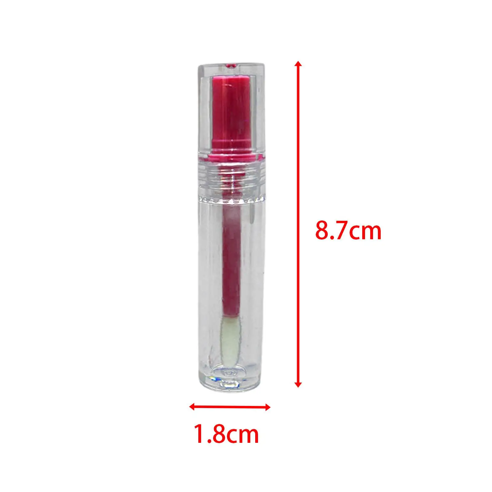 3x Lip Gloss Tubes Lipgloss Tubes Lipstick Containers Lip Balm Bottles for Travel