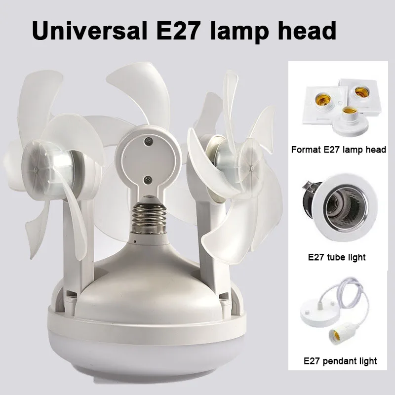 الحديثة الإبداعية منخفضة الطابق موتور تيار مباشر 50-60 واط مصباح السقف مع جهاز التحكم عن بعد بسيط هادئة مروحة السقف E27 LED أضواء ديكور المنزل #2
