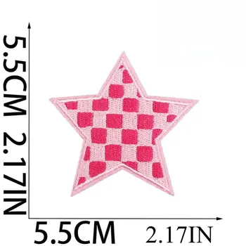 מדבקת טלאי לבגדי ילדה, מדבקת בד רקמת מצלמה ורודה וחמודה, עקבים גבוהים, חותמת מחשב, גיהוץ 6 best sales תיקוני בנות - №4