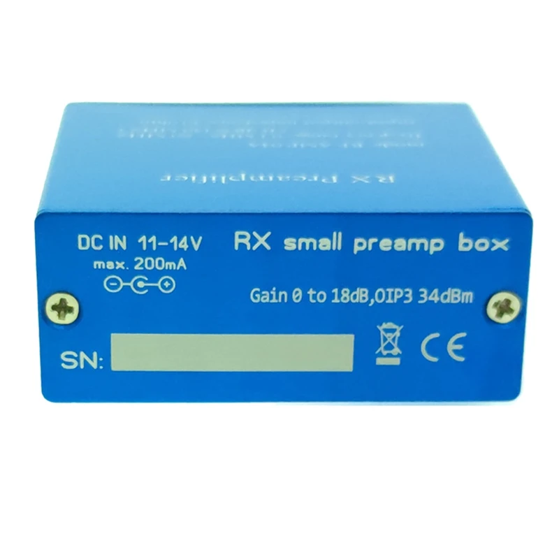 Medium Wave Short Wave HF Signal Amplifier Preamplifier With NPN Transistor 200MA High IP Low Noise For RX Antenna