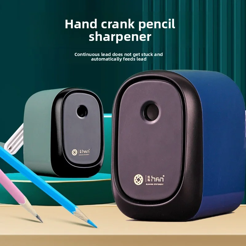 Pencil sharpener, rotary pen knife, student hand-operated fully automatic lead-in type pencil sharpener