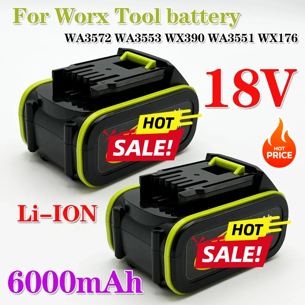 

100% original Worx WA3553 10V 6.0Ah battery cordless power tool backup battery WA3551 WA3553 WA3641 WX373 WX390 battery
