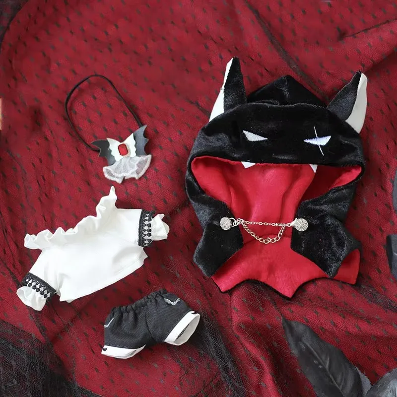 

Одежда для плюшевых кукол 10/20 см: Модный комплект ручной работы из бархата с вышивкой в стиле аниме (плащ, рубашка, шорты) для кукол и игрушек