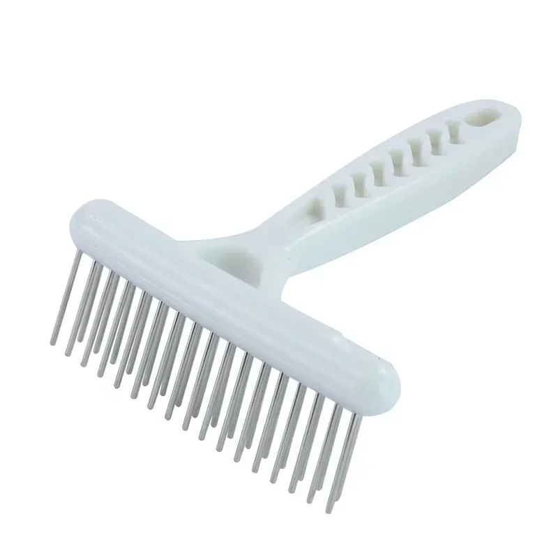 Pet Dog Brush Short Long Thick Hair Fur Shedding Remove Cat Groom Smooth Rake Brush Pet Dog Comb Brush Cleaning Accessories