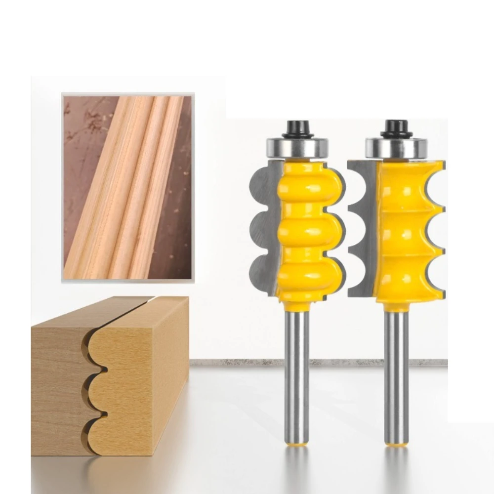 Three Bead Decorative Knife Three Ball Decorative Knife Woodworking Milling Tool Cabinet Forming Spherical Decorative Knife Head