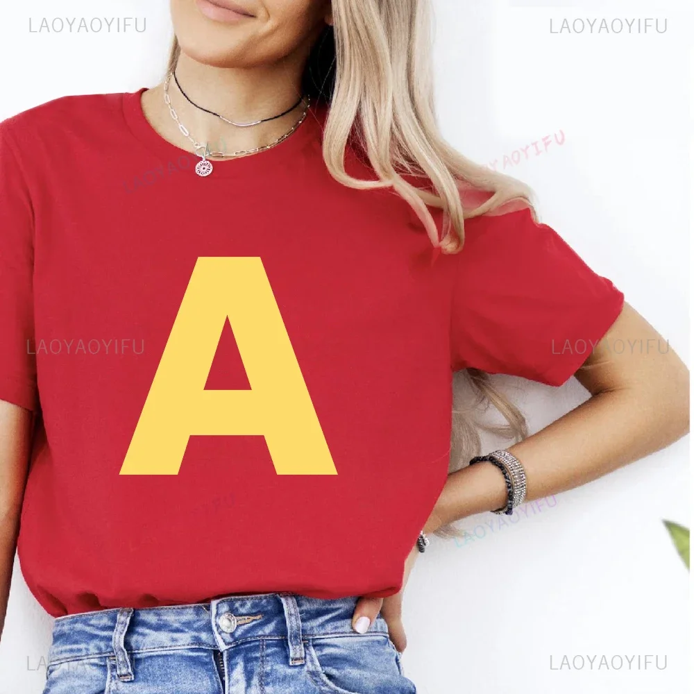 Alvin and The Chipmunks: The Squeakquel's Pullover Woman Manfashion Graphic T Shirts Is Available for Best Friend Cotton T-shirt