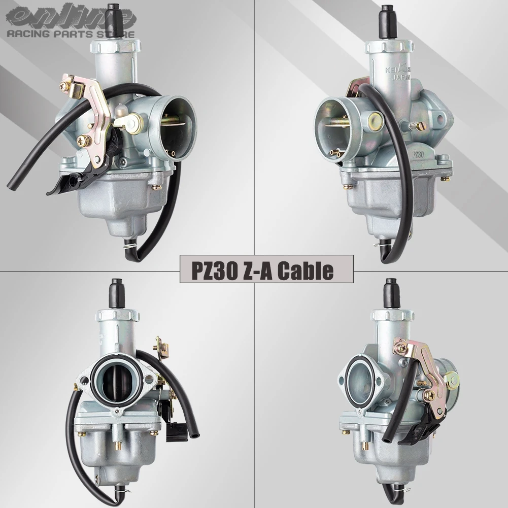 PZ30B PZ30 30mm Carburetor Motorcycle Hand Choke Carb Universal Style Wire For Keihin ABM IRBIS TTR Carburador 175CC 200cc 250cc