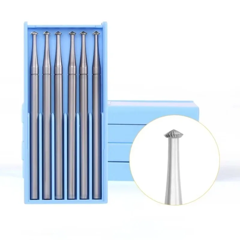 60 Degree Steel Mini Hart File Jewelry Carving Grinding Bur Jewelry Making Processing Tools