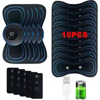 Masajeador de cuello con Control remoto, Parche de masaje de hombro recargable, eléctrico, inteligente, portátil, relajación muscular y alivio de la fatiga